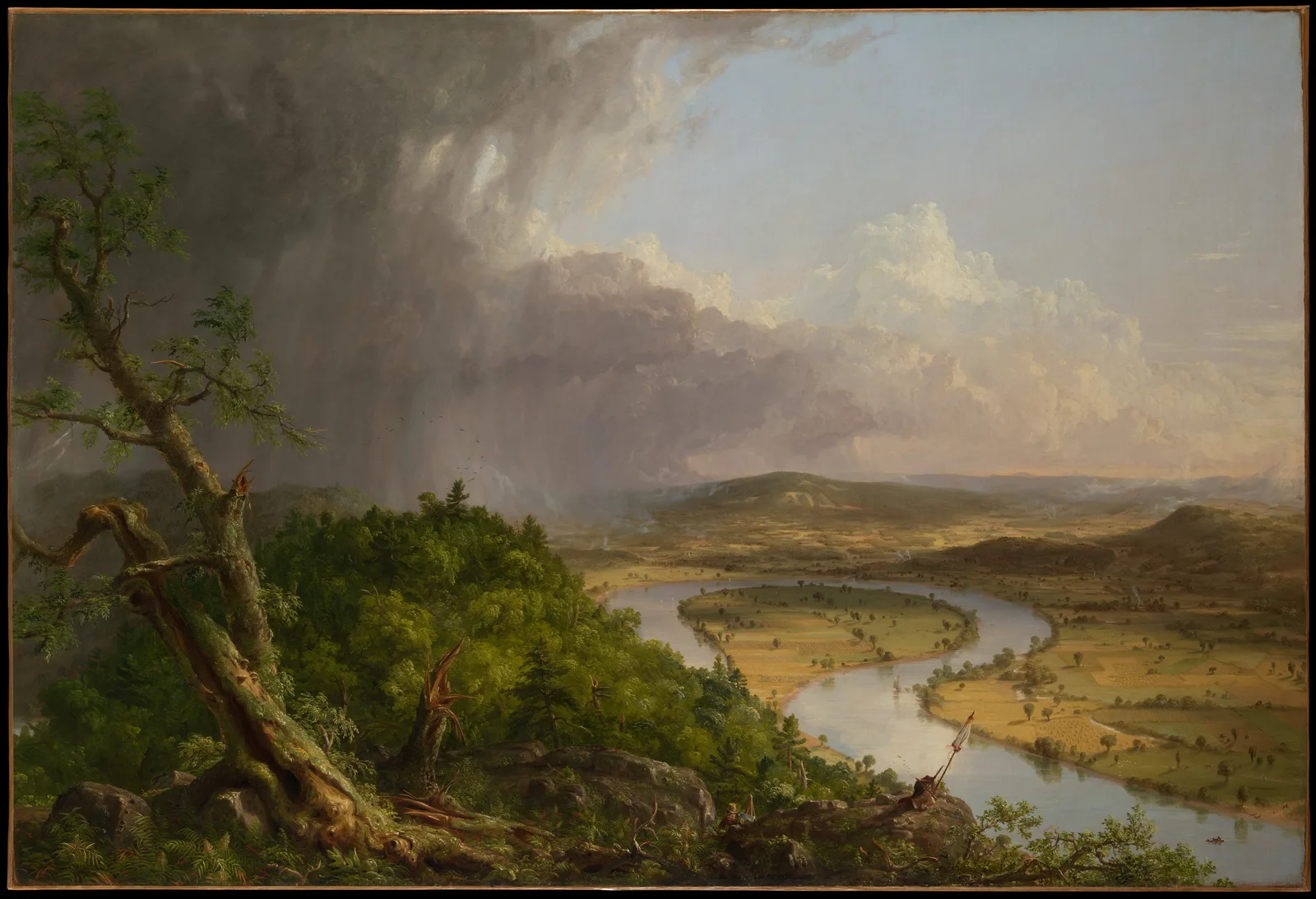 Thomas Cole, "The Oxbow", 1836