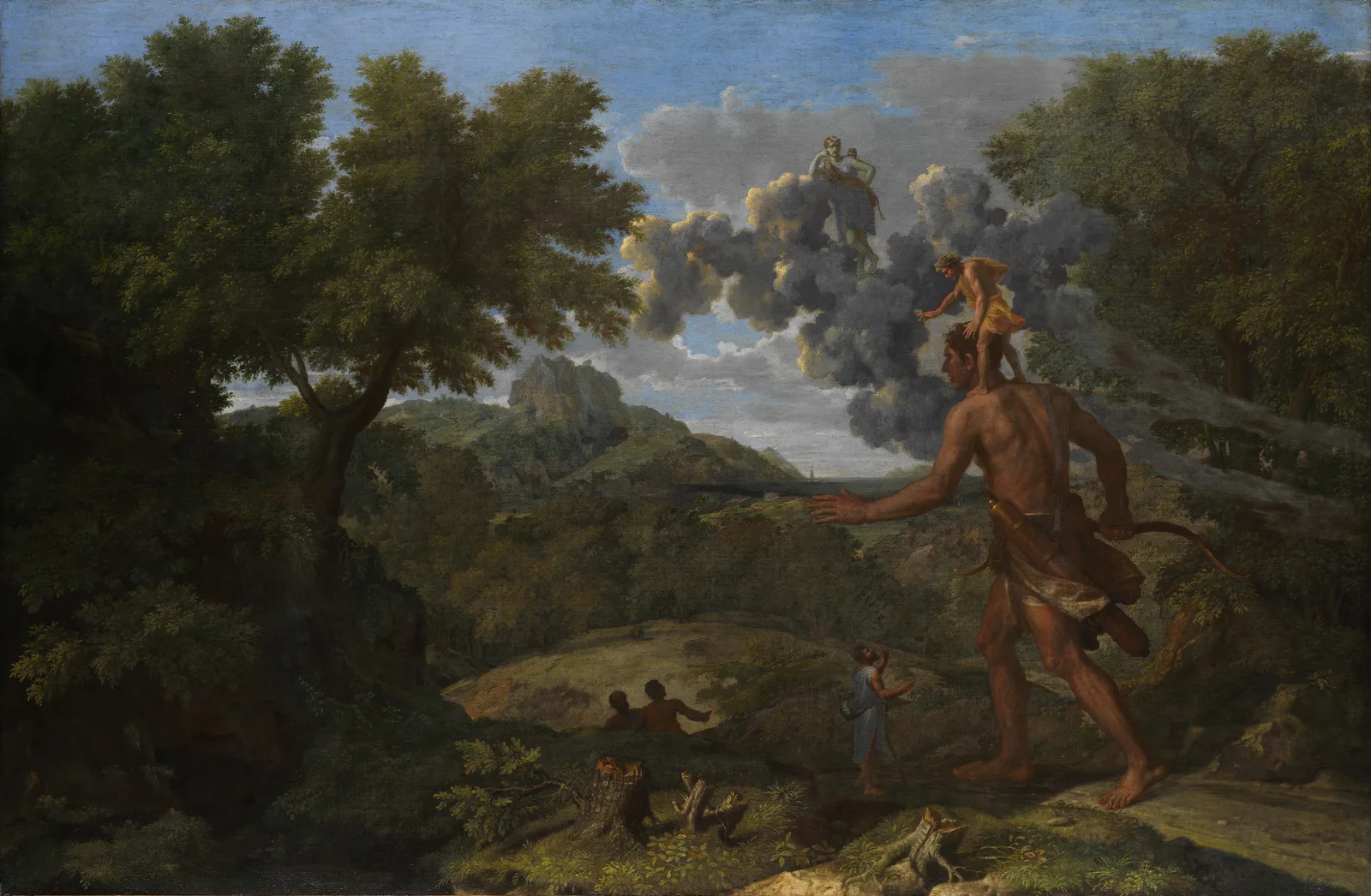 Nicolas Poussin, "Blind Orion Searching for the Rising Sun", 1658